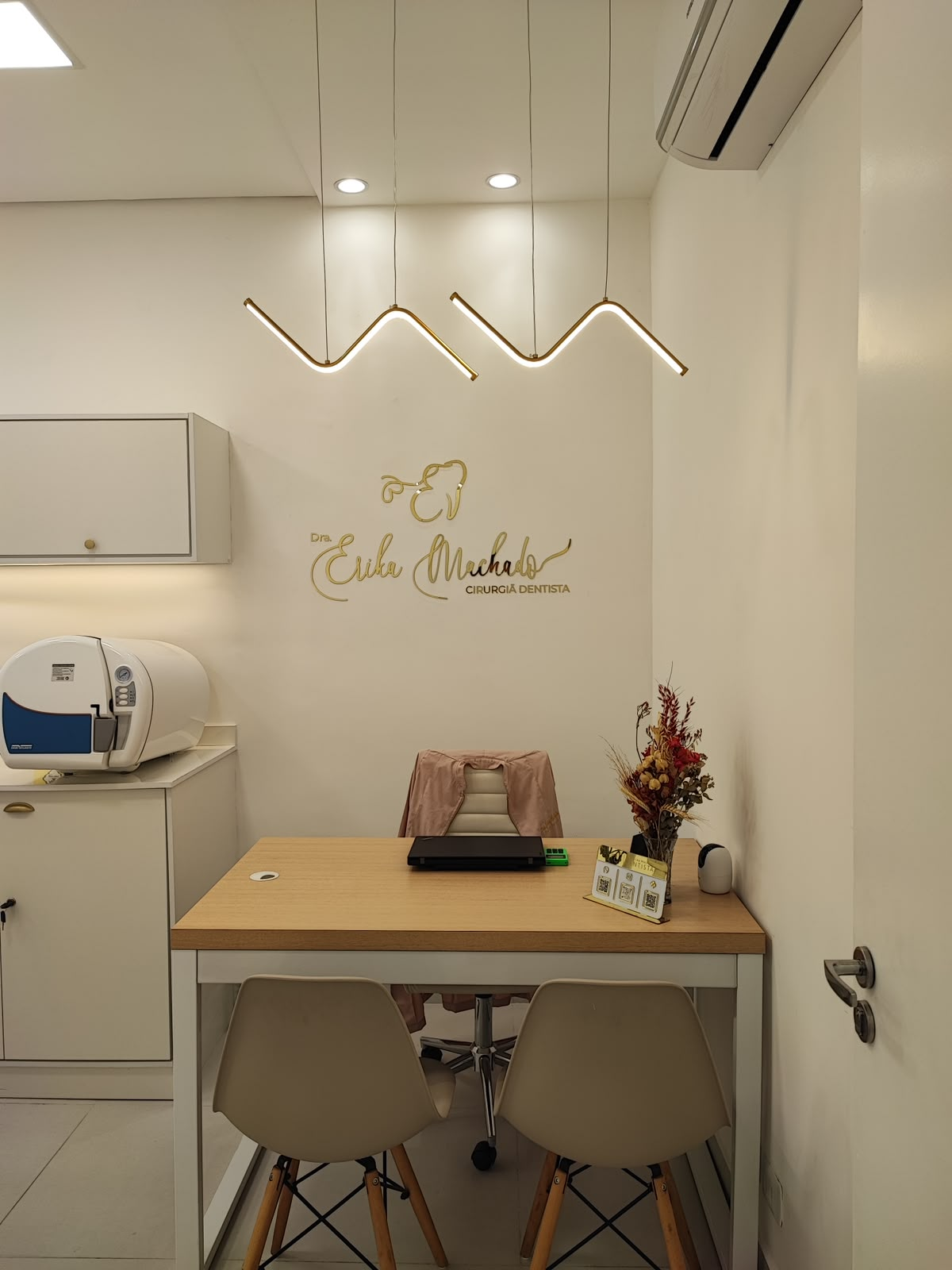Detalhe do consultório da Dra. Erika Machado